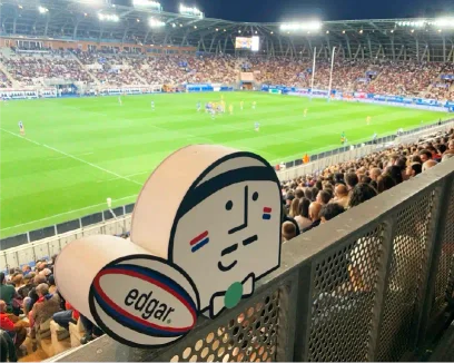 Edgar partenaire FCG rugby